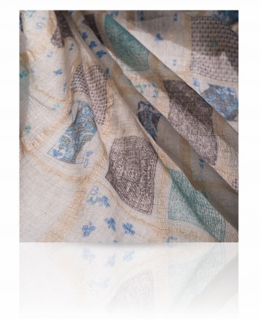 Палантин Женский W-CARDS/BLUE